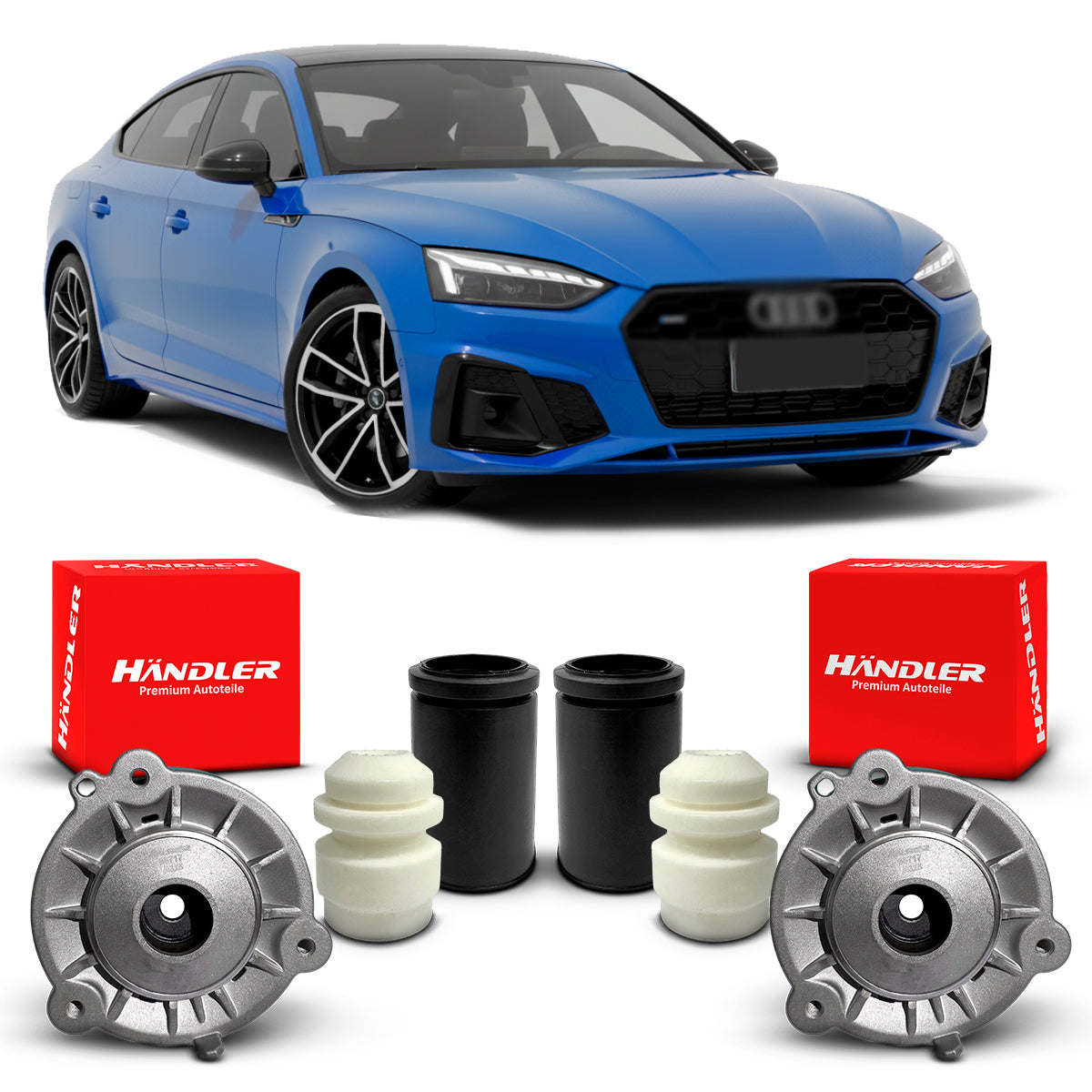 Par Kit Coxim Batente Händler Dianteiro Audi A5 2020 A 2025