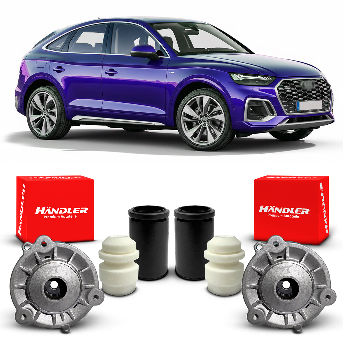 Par Kit Coxim Batente Händler Dianteiro Audi Q5 2019 A 2025