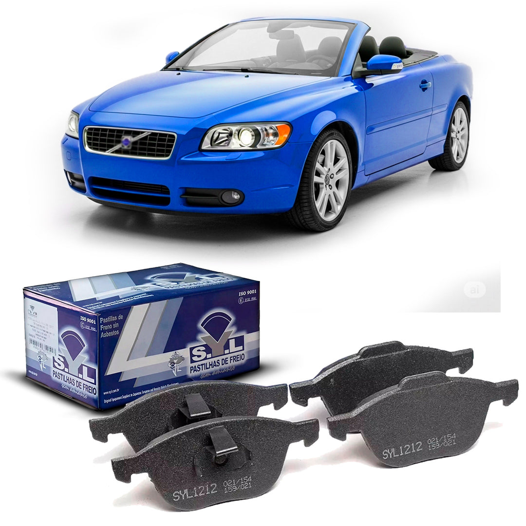 Jogo Pastilha de Freio Dianteira SYL Volvo C70 2006 A 2012